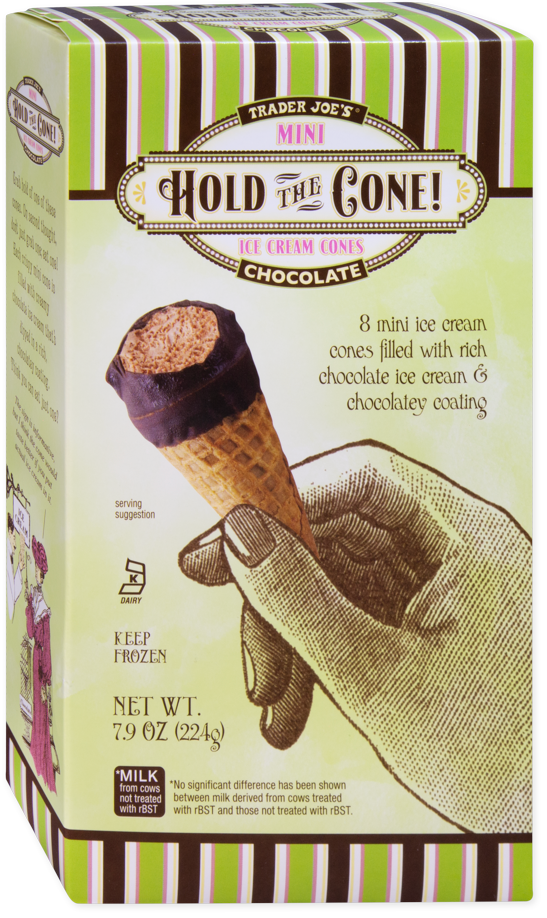 Chocolate Hold the Cone! Mini Ice Cream Cones | Trader Joe's