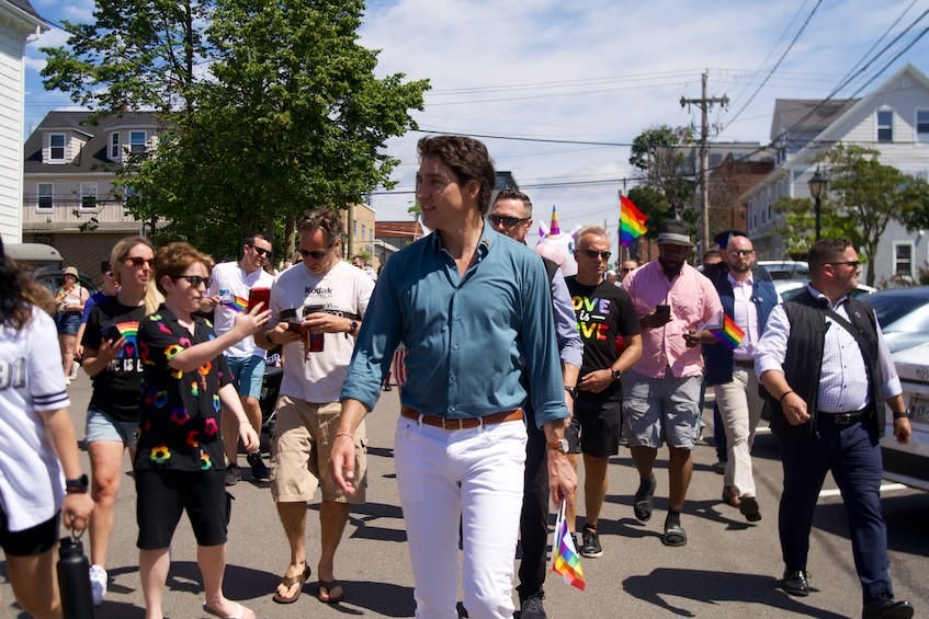 IN PHOTOS: Prime Minister Justin Trudeau among participants in P.E.I. Pride  parade in Charlottetown | SaltWire