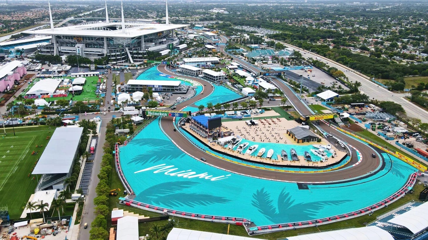 Miami F1 Track & Grandstand Guide | Miami International Autodrome | Miami  Race Track