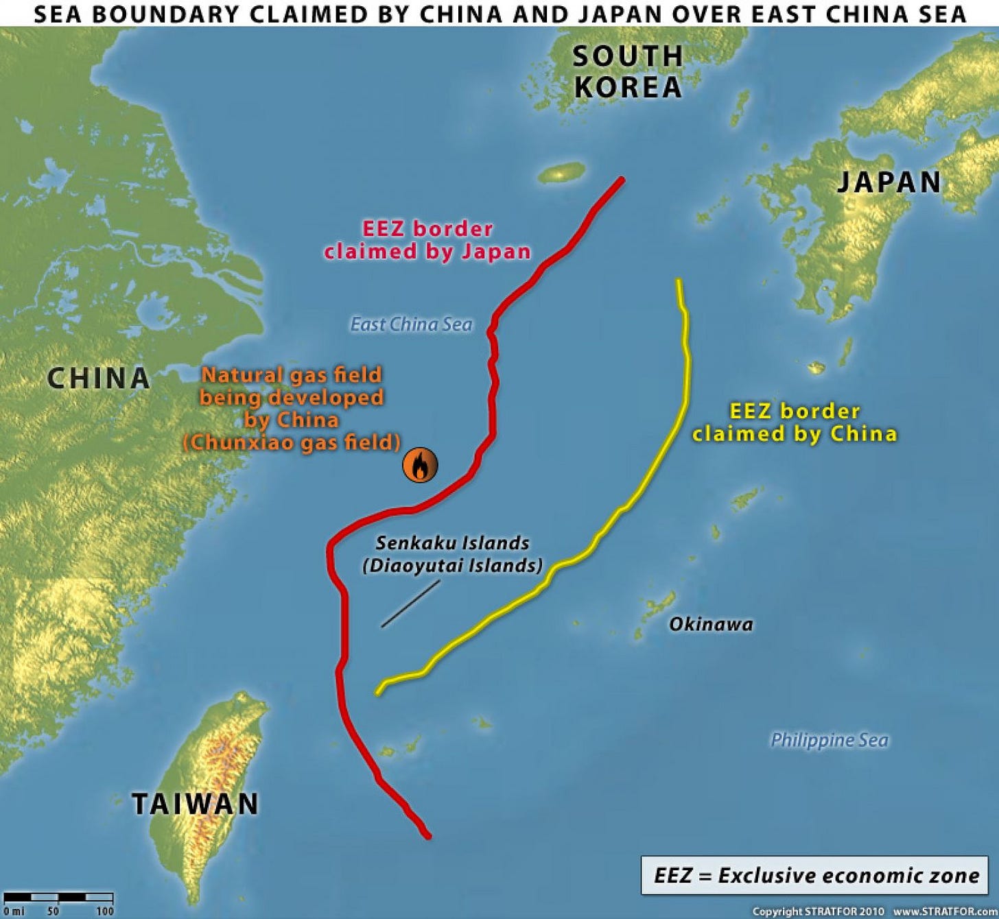 EEZ Border Dispute in the East China Sea