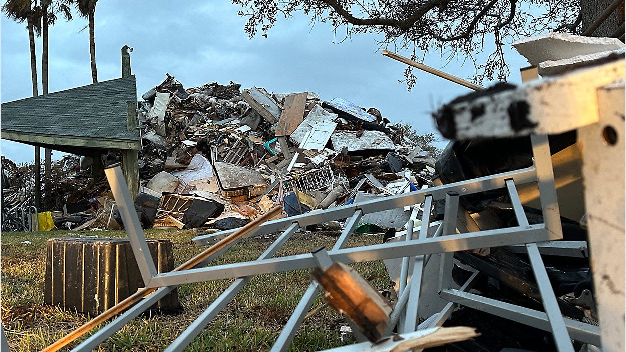 Cities, counties rush to pick up debris ahead of Milton