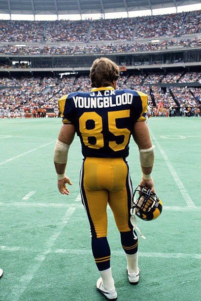 Darren Rovell on Twitter: "@UniWatch @PhilHecken Full name jersey for Jack  Youngblood for a game on this day in 1984. https://t.co/cemHsNDfKE" /  Twitter