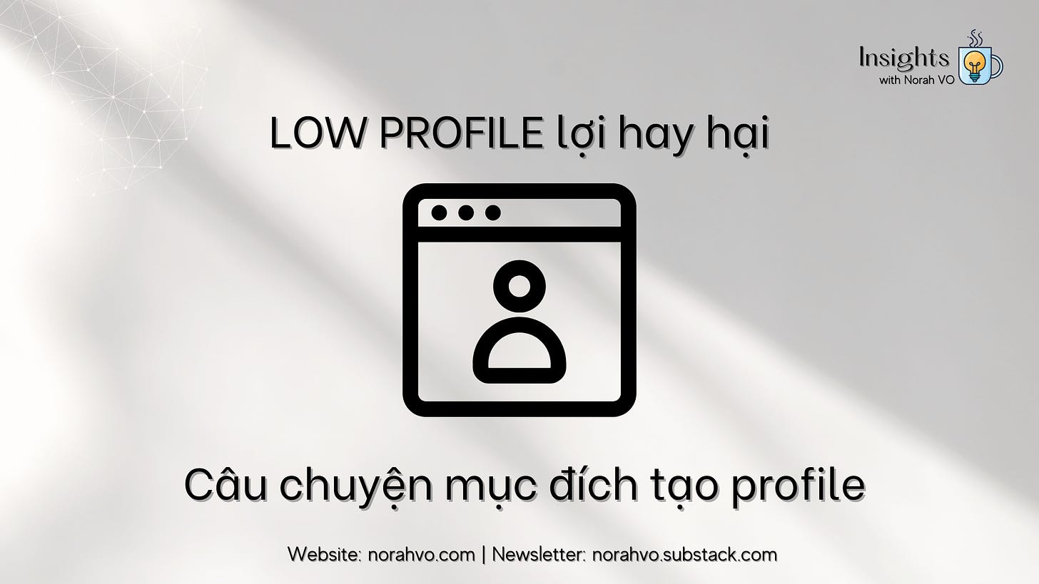 Low profile lợi hay hại