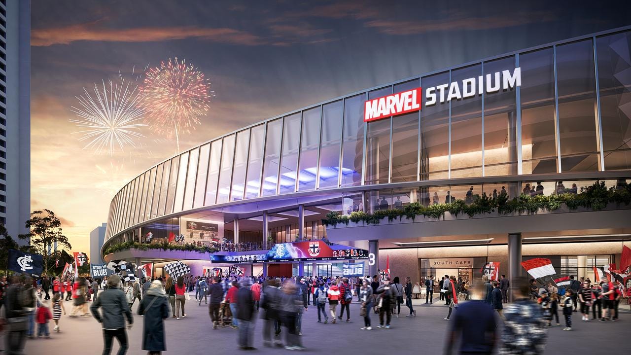 AFL 2020: Marvel Stadium upgrade pictures, redevelopment, new stadium,  Docklands, when will the Marvel Stadium upgrade be complete