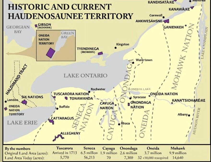 A 230-year-old map gives insight into the former reach of the Onondaga  Nation | WAER