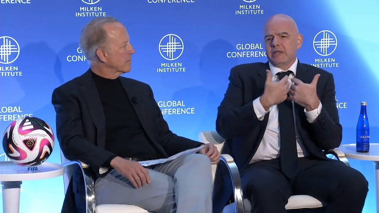 World Soccer Talk on X: "🚨 FIFA President Gianni Infantino: "We have to  𝘀𝘁𝗼𝗽 pay-to-play" soccer in the United States U.S. households with more  than $100,000 in annual income provide 35% of