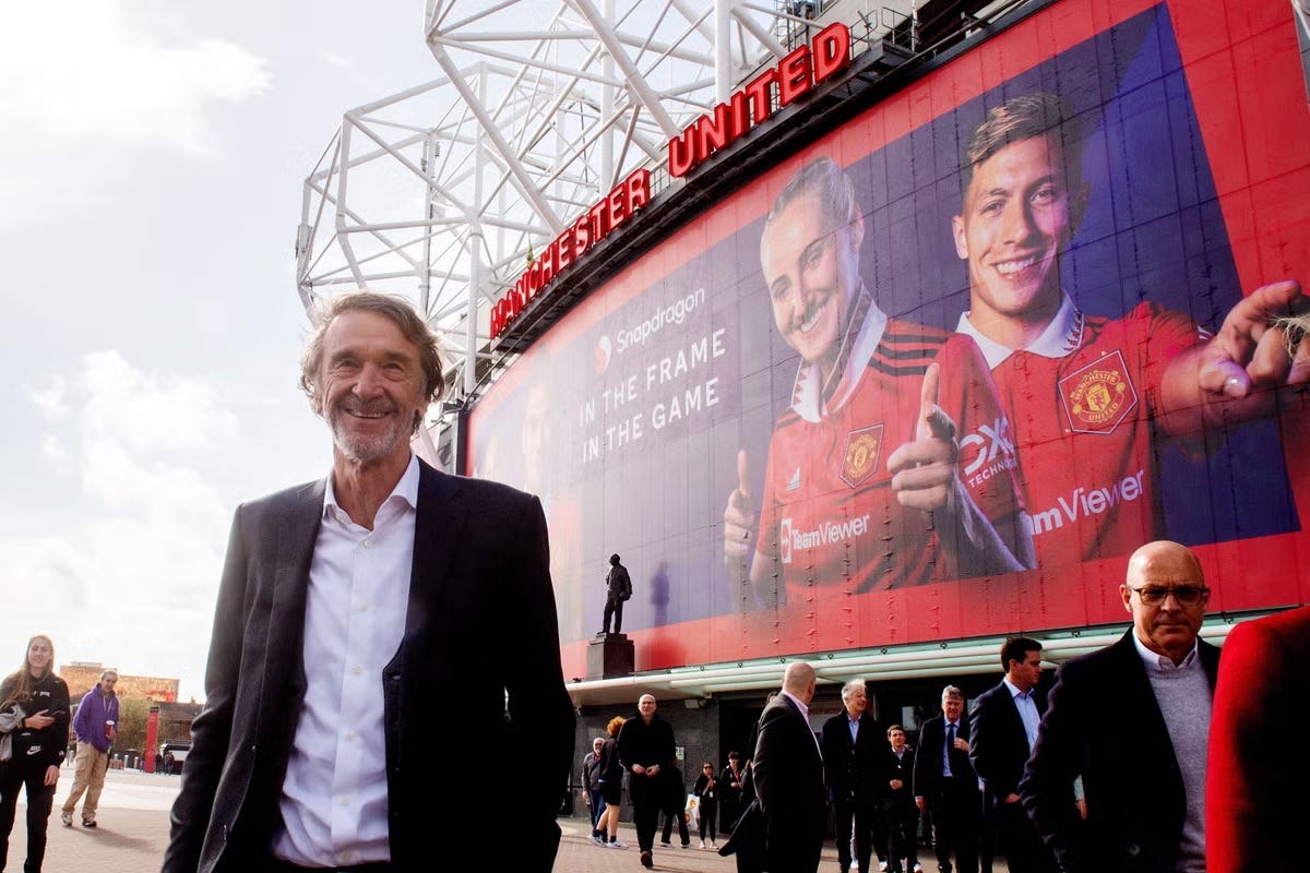 Sir Jim Ratcliffe Man United Premier League 