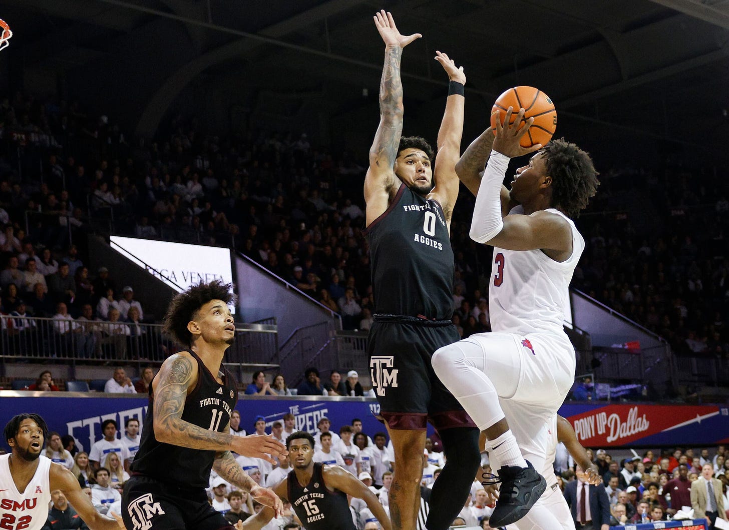 Photos: No. 13 Texas A&M comes out on top in 'tough-nosed' showdown with SMU