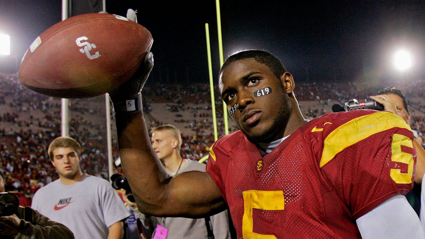 USC and Reggie Bush together again as his 10-year NCAA ban is lifted