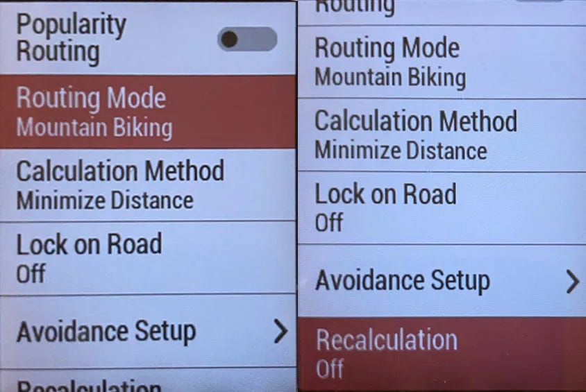Pas de recalcul sur mon Garmin Pas de recalcul sur mon Garmin