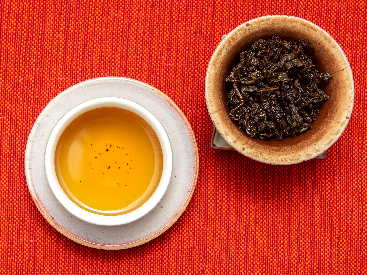 Bang tea double red oolong brewed