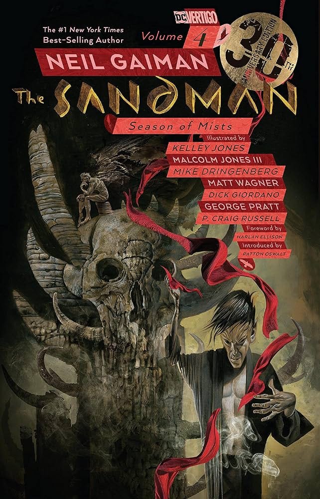 The Sandman Vol. 4: Season of Mists 30th Anniversary Edition: Gaiman, Neil,  Jones, Kelley: 9781401285814: Amazon.com: Books