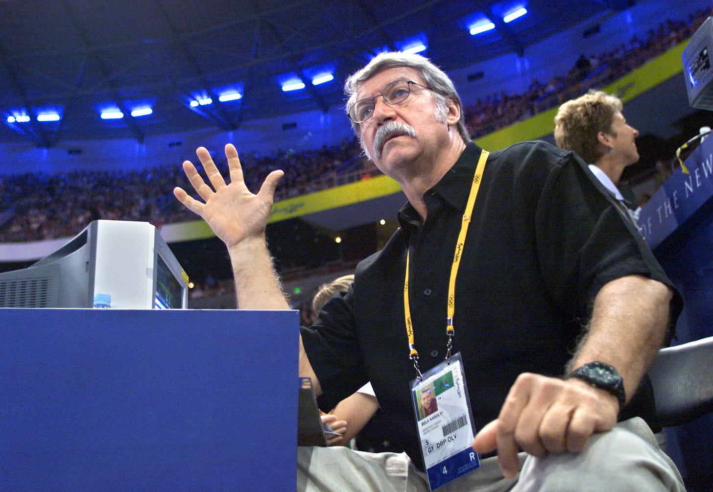 Bela Karolyi, en 2010