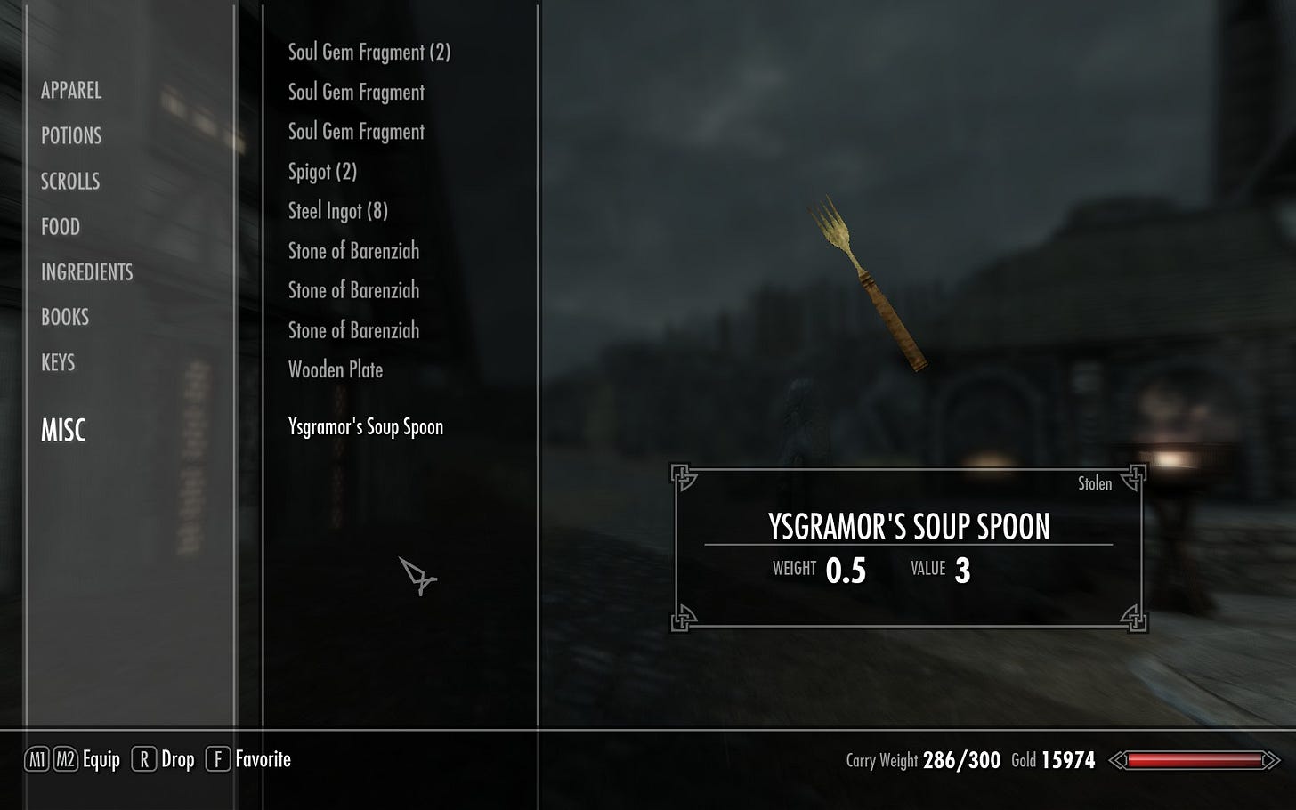 Ysgramor's soup spoon