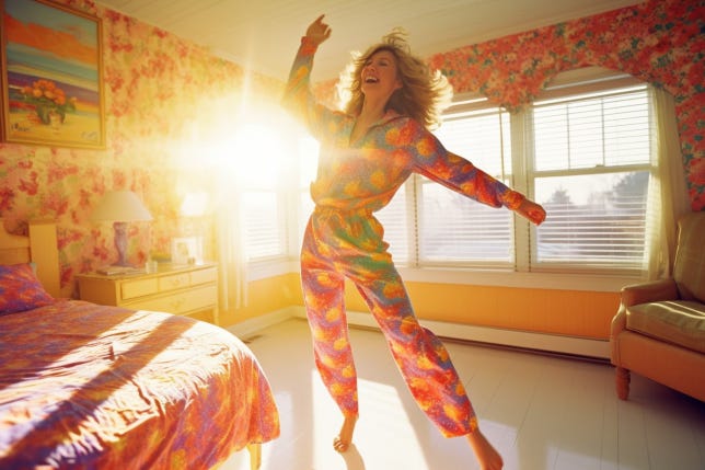 Smile and exercise in your pajamas with this fun morning routine pack