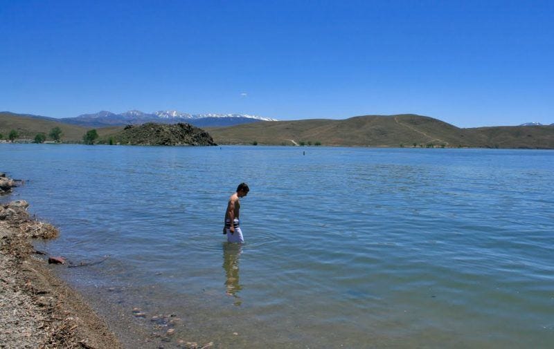 topaz lake swimming