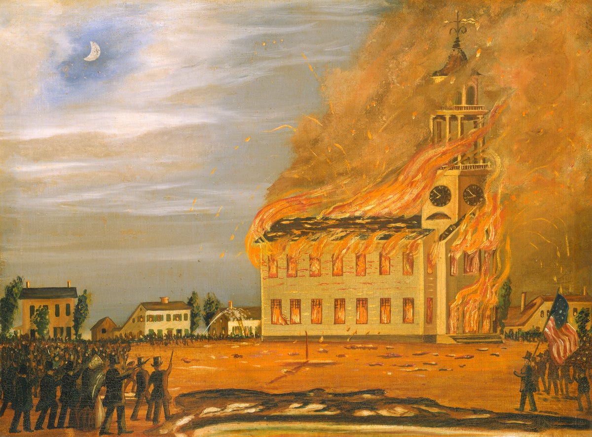The Burning Church - streetsofsalem