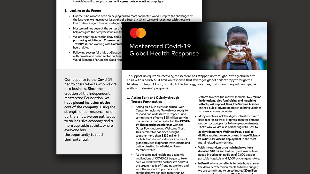 Covid-19 Pandemic - Blogs, Stories & Press Releases | Mastercard Newsroom