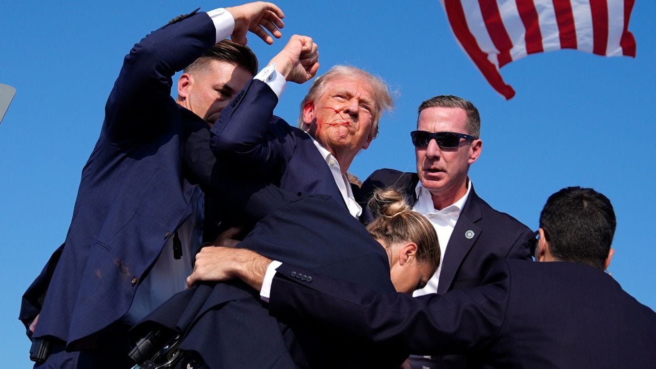 Video captures shooting at Trump rally