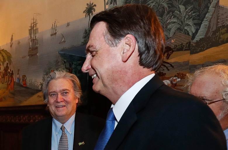 Brazil leader Jair Bolsonaro woos Donald Trump, opens base to US rockets,  visits CIA and dines with Steve Bannon | South China Morning Post