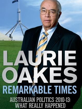 Out now: Laurie Oakes new book.