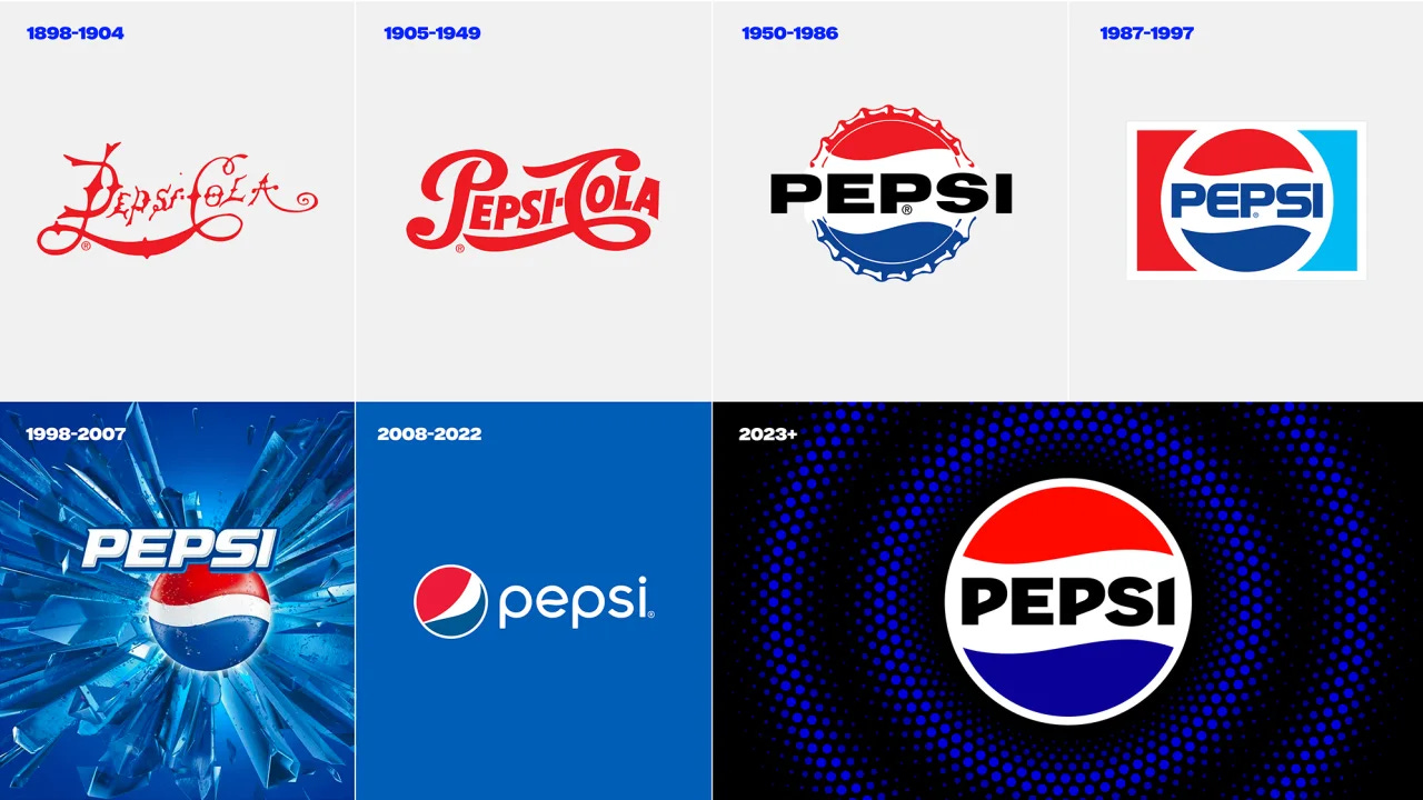 logotipo pepsi cambios