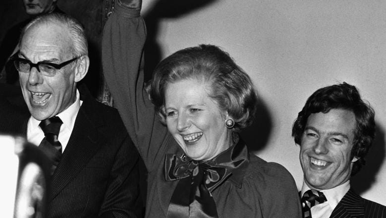Reflecting on the 45th anniversary of Margaret Thatcher becoming the first  female leader of the Conservative Party