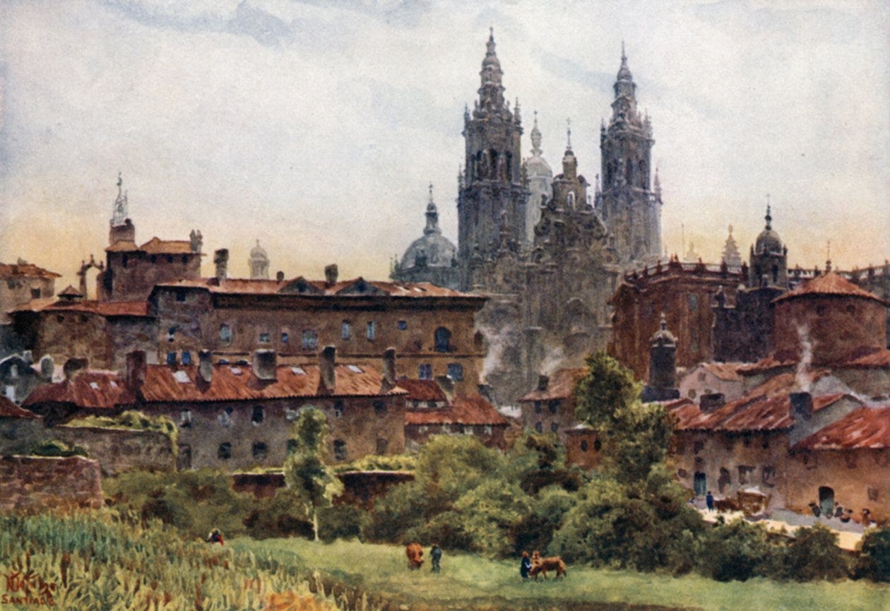 Santiago, the Cathedral by William Wiehe Collins