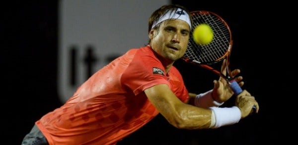 david ferrer slams back to beat andreas haider maurer 2015 rio open