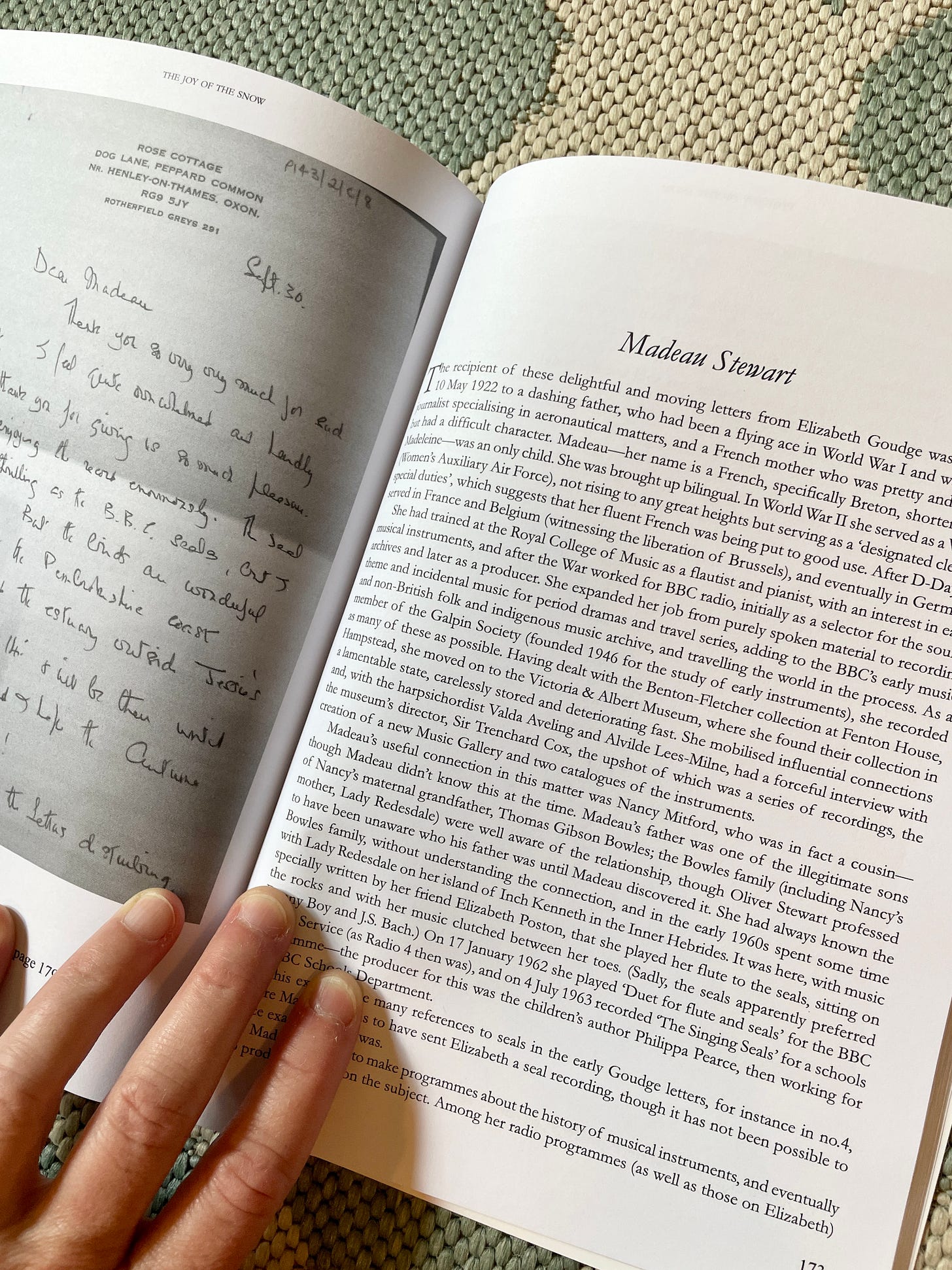 This short biography of Madeau Stewart is written by Hilary Clare and included in The Joy of the Snow. This short biography of Madeau Stewart is written by Hilary Clare and included in The Joy of the Snow.