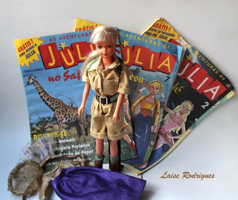 Ana Caldatto : Boneca Julia anos 90