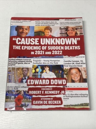 Cause Unknown: The Epidemic of Sudden Deaths in 2021 & 2022 by Ed Dowd Hardcover 9781510776395 ...