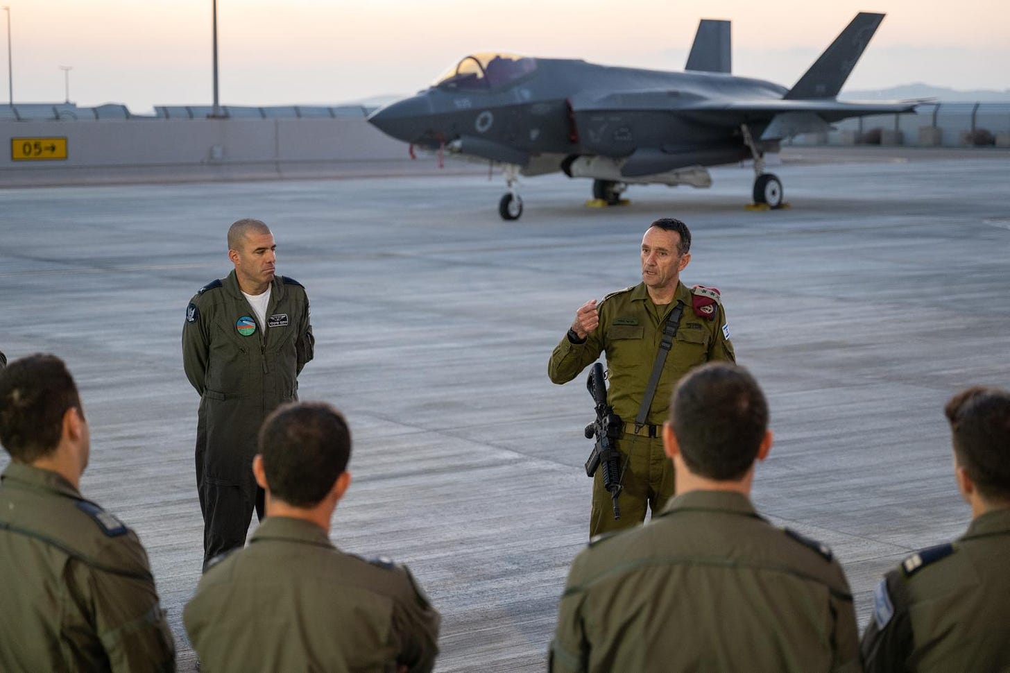 Visiting targeted air base, IDF chief promises response to Iranian attack |  The Times of Israel