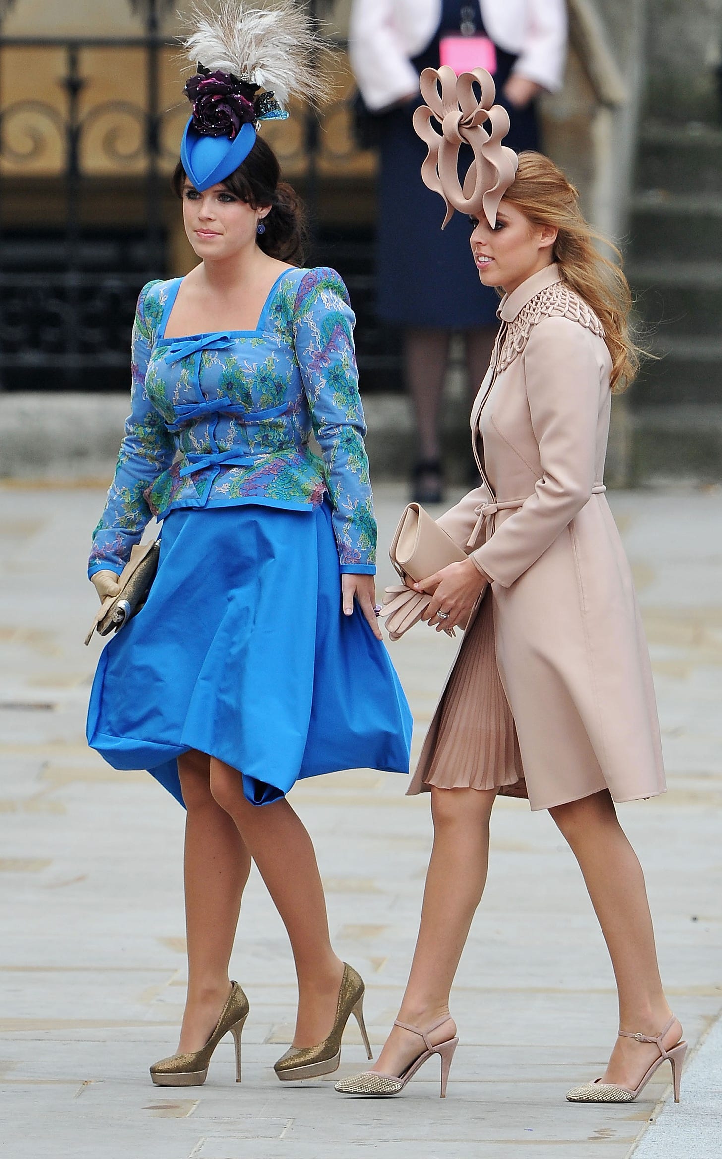 princess eugenie and princess beatrice at kate middleton royal wedding