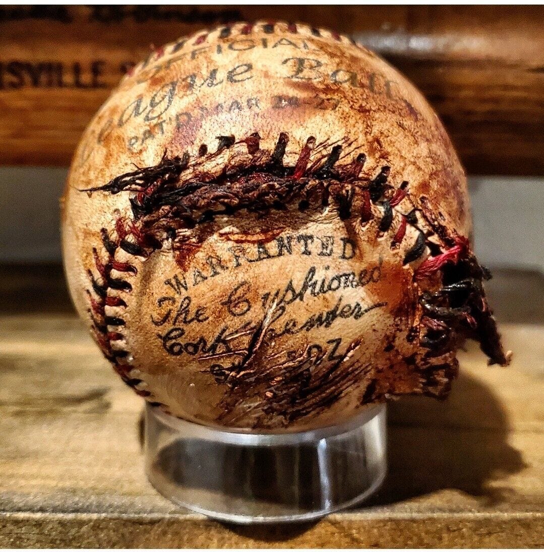 The Sandlot Autographed Babe Ruth Baseball. Reproduction Movie Prop –  Vintage Sports Items