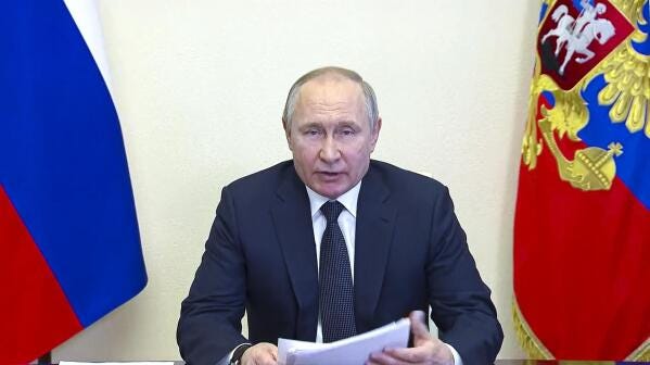 Putin likens opponents to 'gnats,' signaling new repression | AP News