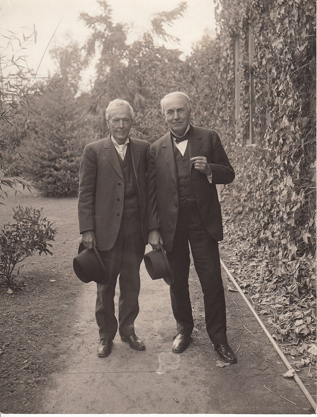 Luther Burbank and Thomas Edison