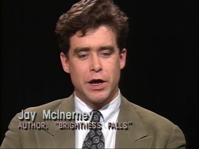 Jay McInerney interview (1992)