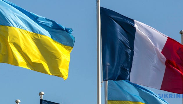 Ukraine appeals to France over Russian flags displayed outside some town halls