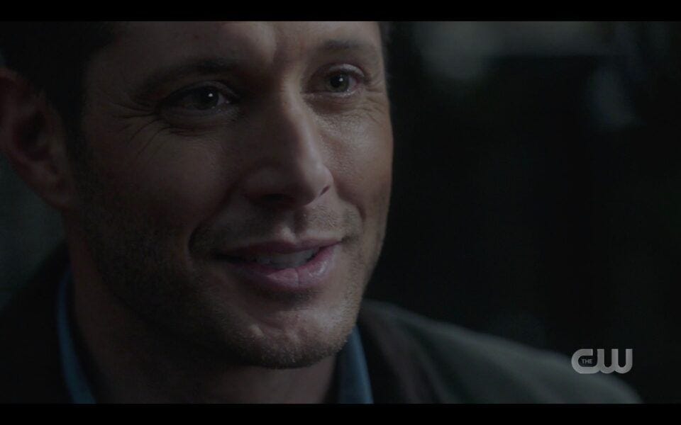 SPN Dean Winchester gives Sam one last smile before dying