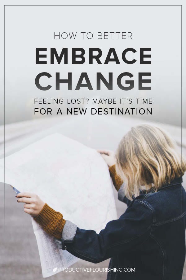 Sometimes when you're finding your path, you suddenly have a new destination. Can you embrace that destination? Quit a job? GET a job? Start a business? https://productiveflourishing.com/finding-your-path/ #productiveflourishing #selfcare #selfcompassion #smallbusiness #lifepath