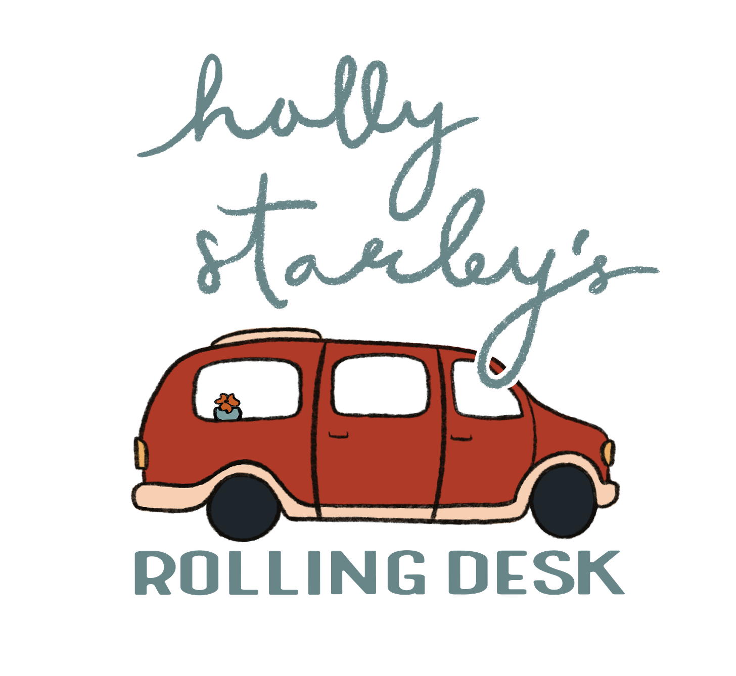 Holly Starley's Rolling Desk