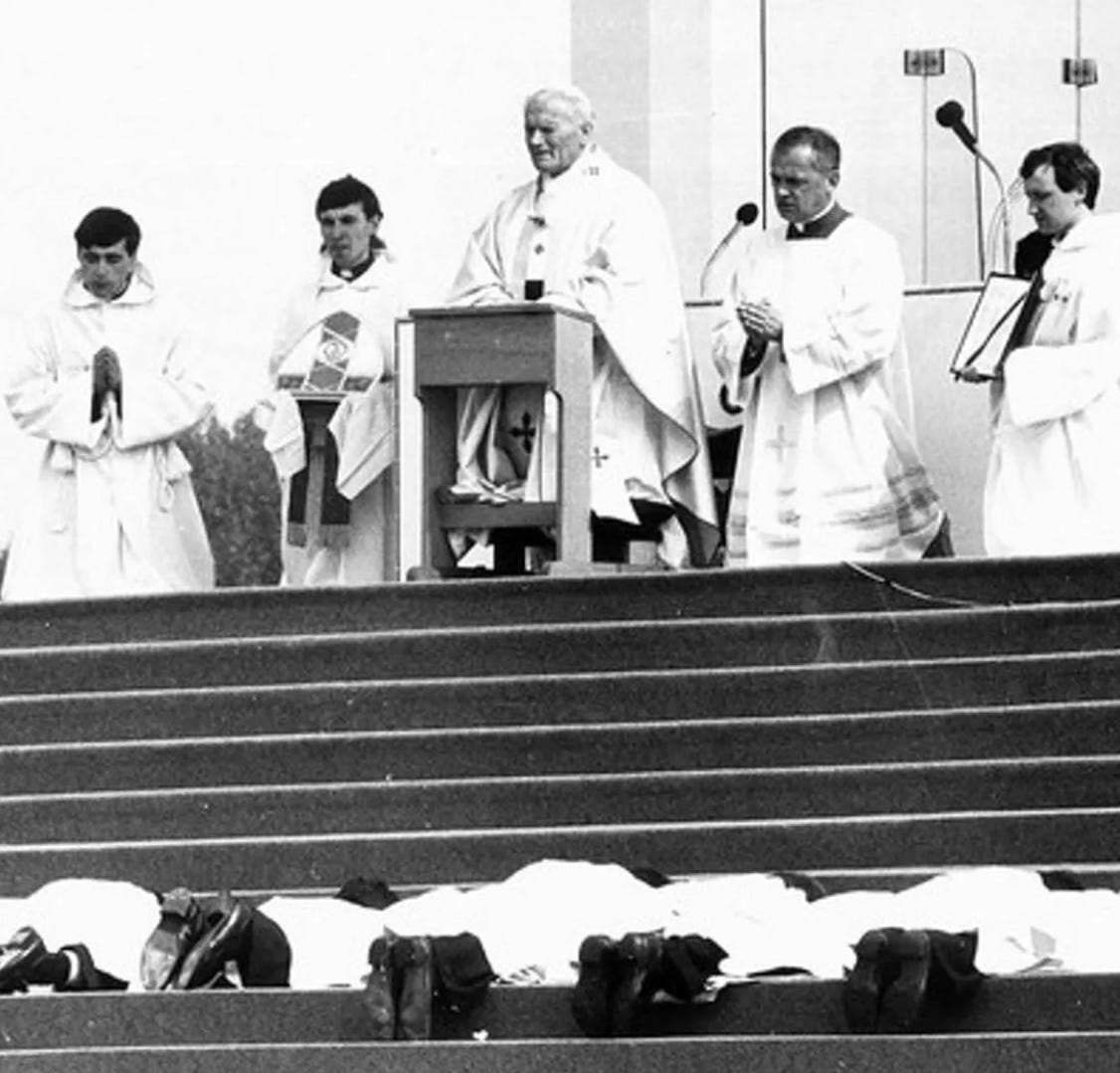 Pope John Paul in Manchester 1982