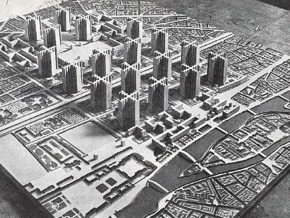 Ville Radieuse (Radiant City) / Le Corbusier - Arkitektuel