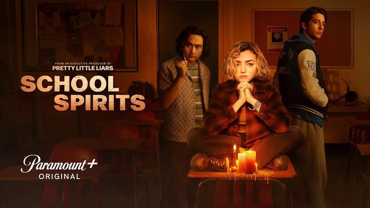 Review of School Spirits Season 2 on Paramount+ | Double Take TV Newsletter | Jess Spoll and Jenni Cullen