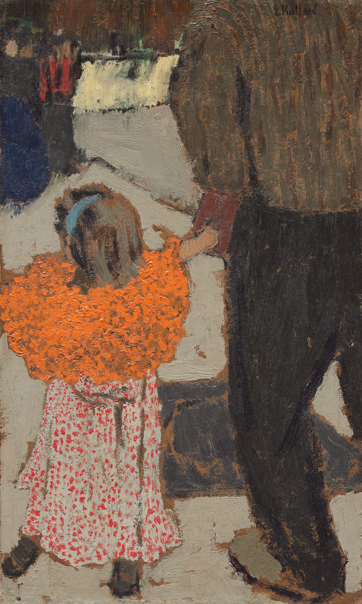 File:Edouard Vuillard - Child Wearing a Red Scarf - Google ...