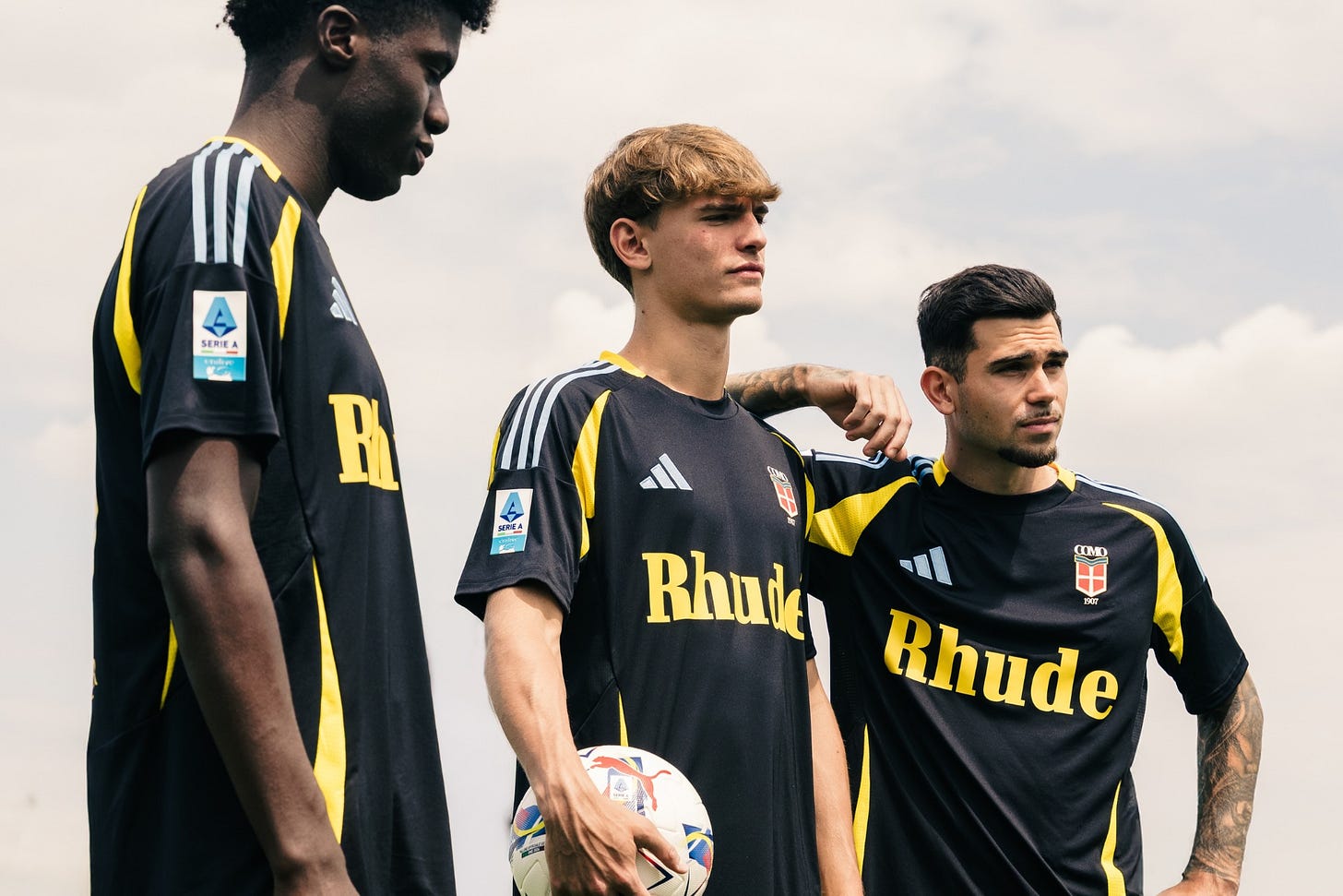 COMO 1907 X RHUDE X ADIDAS: A JERSEY THAT BRIDGES LA AND LAKE COMO CULTURE  - Como 1907