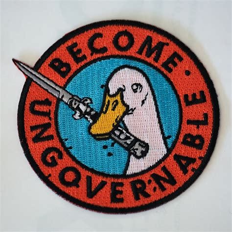 Strike Gently Co - Ungovernable Patch (Red Variant)