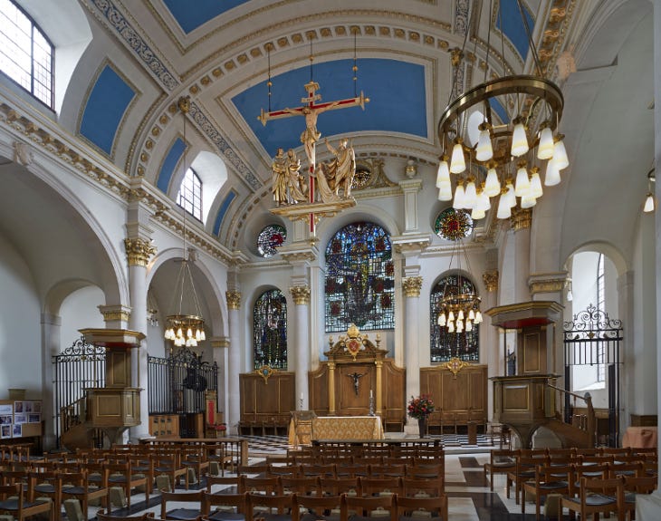 Interior of a church