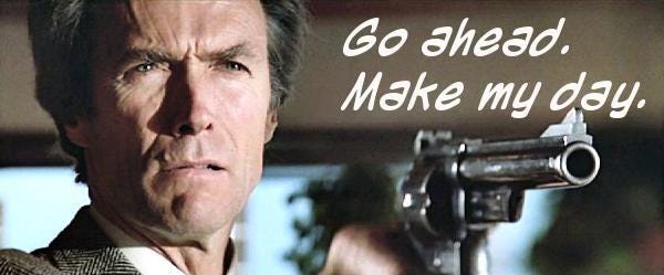 The Midnite Drive-In: Go ahead, make my day!